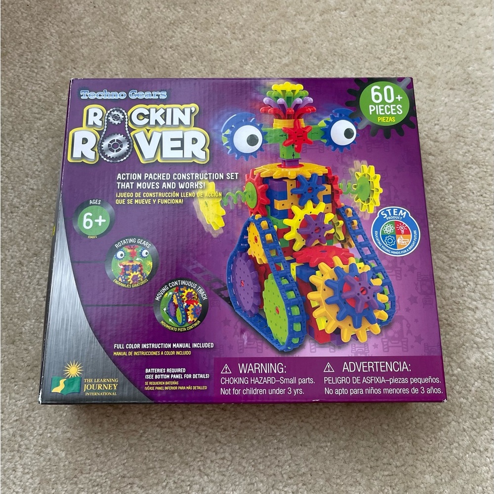 Techno Gears Rockin Rover - NEW in the BOX - Construction Set - Stem Product